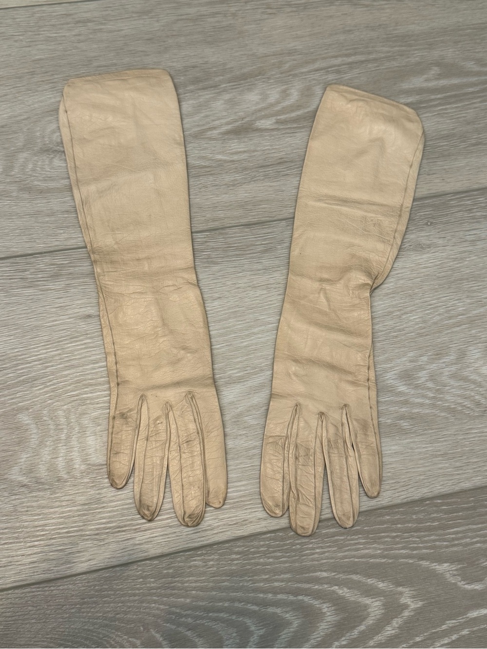 Vintage 1960s DIOR Leather Opera Gloves 6 1/4 Christian Dior